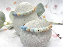 Load image into Gallery viewer, Pastel Ombre Glass Bead 10 Breaths Bracelet, Mindfulness Jewellery