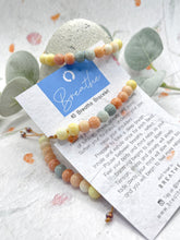 Load image into Gallery viewer, Pastel Ombre Glass Bead 10 Breaths Bracelet, Mindfulness Jewellery