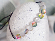 Load image into Gallery viewer, Anxiety Breathe Bracelet in Crystal Quartz, Unisex gift, Unique mystical Stones