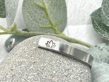 Load image into Gallery viewer, BREATHE Hand Stamped, Cuff Bracelet (3)