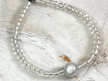 Load image into Gallery viewer, Stacking Bracelet with Central Magic, Illusion bead, hugged by beautiful silver lined glass beads, Great gift for her