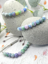 Load image into Gallery viewer, Pastel Ombre Glass Bead 10 Breaths Bracelet, Mindfulness Jewellery