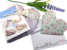 Load image into Gallery viewer, 10 Breathe Origami Gift Hearts – Hand-Made Paper Hearts with customisable cards included, great for gifting, personalise your Origami Heart and card