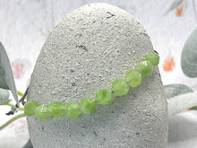 Load image into Gallery viewer, 10 Breaths Bracelet Natural Grade A Peridot 8mm Beads Healing Crystal Jewellery Calming Meditation Bracelet August Birthstone Gift