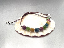 Load image into Gallery viewer, Breathe Harmony Bracelet, 10 Breaths Rainbow Gemstone Bracelet