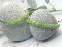 Load image into Gallery viewer, 10 Breaths Bracelet Natural Grade A Peridot 8mm Beads Healing Crystal Jewellery Calming Meditation Bracelet August Birthstone Gift