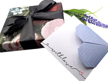 Load image into Gallery viewer, 10 Breathe Origami Gift Hearts – Hand-Made Paper Hearts with customisable cards included, great for gifting, personalise your Origami Heart and card