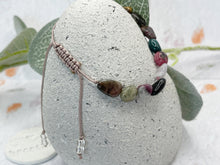 Load image into Gallery viewer, A Calming Tourmaline Bracelet with 10 smooth natural stones, one for each deep breath. For anxiety, overwhelm, and those who need a moment of quiet within.