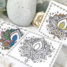Load image into Gallery viewer, Mandala Colouring Cards for Peace & Relaxation - Original Breathe Designs