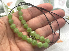 Load image into Gallery viewer, 10 Breaths Bracelet Natural Grade A Peridot 8mm Beads Healing Crystal Jewellery Calming Meditation Bracelet August Birthstone Gift