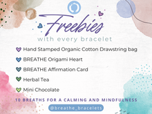 Load image into Gallery viewer, Angelite Bracelet, Baby Blue Breathe Bracelet, Bracelet for calming Anxiety and Stress, Angelite Semi Precious Stone Jewellery