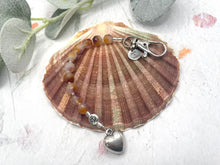 Load image into Gallery viewer, Gemstone Breathwork Dangle – 10 Breaths Meditation Keychain