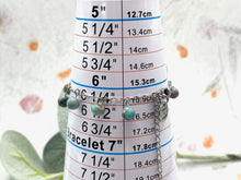 Load image into Gallery viewer, 10 Breaths Chain & Dangle Stone Bracelet, Mindfulness Jewellery for stress and anxi3ty