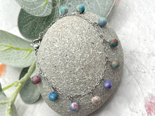 Load image into Gallery viewer, 10 Breaths Chain & Dangle Stone Bracelet, Mindfulness Jewellery for stress and anxi3ty