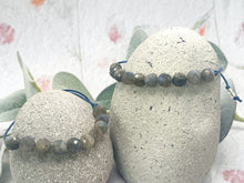 Load image into Gallery viewer, Labradorite Crystal Bracelet for Stress Relief, Transformation & Positive Energy