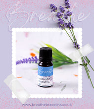 Load image into Gallery viewer, Lavender Aromatherapy Essential Oil for Anxiety Calming Relaxing Mental Health and Lavender Oil Wrist Roller Ball