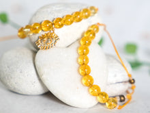 Load image into Gallery viewer, Citrine Semi Precious Stone Bracelet, Summer sun, Breathe Bracelet ~ππ Citrine ππ~