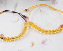 Load image into Gallery viewer, Citrine Semi Precious Stone Bracelet, Summer sun, Breathe Bracelet ~ππ Citrine ππ~