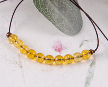 Load image into Gallery viewer, Citrine Semi Precious Stone Bracelet, Summer sun, Breathe Bracelet ~ππ Citrine ππ~