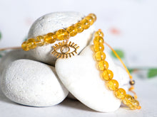 Load image into Gallery viewer, Citrine Semi Precious Stone Bracelet, Summer sun, Breathe Bracelet ~ππ Citrine ππ~