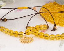 Load image into Gallery viewer, Citrine Semi Precious Stone Bracelet, Summer sun, Breathe Bracelet ~ππ Citrine ππ~