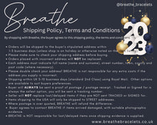 Load image into Gallery viewer, Matte Black Agate Bracelet Gift for Him or Her, 10 Breaths Bracelet, anxiety Calming Bracelet