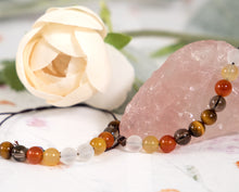 Load image into Gallery viewer, C@ncer Support Bracelet, Semi Precious Stone Support Bracelet for Cancer Patients, 10 Breaths Bracelet