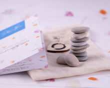 Load image into Gallery viewer, BREATHE Affirmation Pebbles for simple Meditation and Breathing practice to calm stress and anxiety