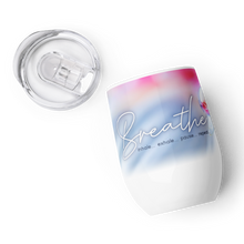 Load image into Gallery viewer, The BREATHE Tumbler, for hot or cold drinks, insulated with cap