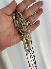 Load image into Gallery viewer, Amazonite Smooth Nugget 10 Breaths Bracelet, Breathe Anxiety Calming Bracelet Gift for her gift for him
