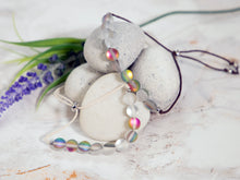 Load image into Gallery viewer, Anxiety Breathe Bracelet in Crystal Quartz, Unisex gift, Unique mystical Stones
