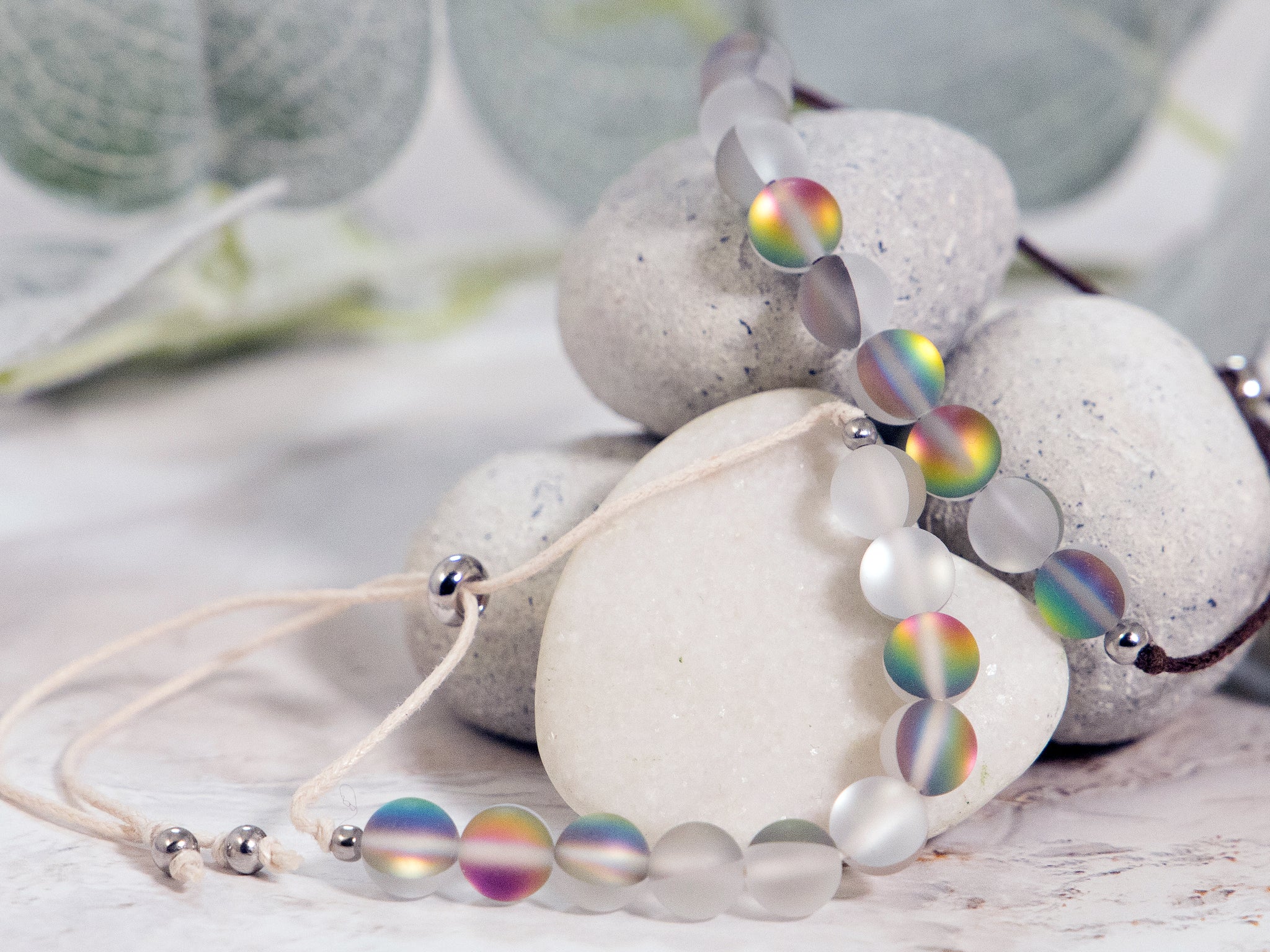 US Double-Layer Healing Anxiety 7-Chakra Bracelet Natural Gemstone Crystal  Yoga | eBay