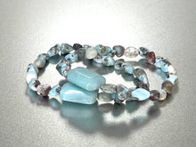 Load image into Gallery viewer, Amazonite and Larimar Bracelet
