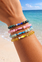Load image into Gallery viewer, Summer Beach Gemstone Anxiety Bracelet | 10 Breaths Mindfulness Jewellery
