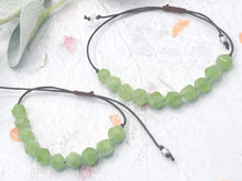 Load image into Gallery viewer, 10 Breaths Bracelet Natural Grade A Peridot 8mm Beads Healing Crystal Jewellery Calming Meditation Bracelet August Birthstone Gift
