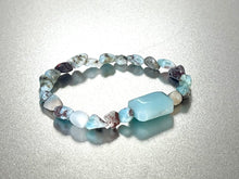 Load image into Gallery viewer, Amazonite and Larimar Bracelet
