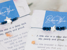 Load image into Gallery viewer, . Little Star shining bright, You Are a Star, Keep on Shining, don&#39;t let anyone dull your sparkle, Loss, Grief, Mental Health, Love Bracelet
