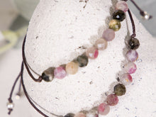 Load image into Gallery viewer, TOURMALINE Semi Precious stone Bracelet, Breathe Bracelet, 10 Breaths Bracelet

