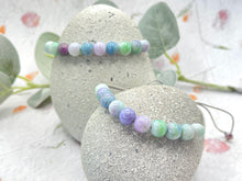 Load image into Gallery viewer, Pastel Ombre Glass Bead 10 Breaths Bracelet,  Mindfulness Jewellery
