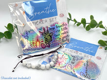 Load image into Gallery viewer, Breathe Holographic Stickers
