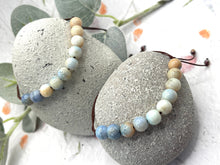 Load image into Gallery viewer, Pastel Ombre Glass Bead 10 Breaths Bracelet,  Mindfulness Jewellery
