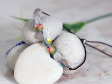 Load image into Gallery viewer, Anxiety Breathe Bracelet in Crystal Quartz, Unisex gift, Unique mystical Stones
