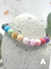 Load image into Gallery viewer, Pastel Ombre Glass Bead 10 Breaths Bracelet,  Mindfulness Jewellery
