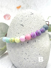 Load image into Gallery viewer, Pastel Ombre Glass Bead 10 Breaths Bracelet,  Mindfulness Jewellery
