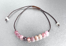 Load image into Gallery viewer, Lepidolite 10 Breaths Anxiety Bracelet , Calming and Stress busting, Makes  a great gift, beautiful unique semi precious stone
