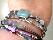 Load image into Gallery viewer, Amazonite and Larimar Bracelet
