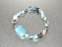 Load image into Gallery viewer, Amazonite and Larimar Bracelet
