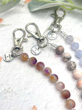 Load image into Gallery viewer, Gemstone Breathwork Dangle – 10 Breaths Meditation Keychain
