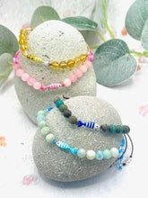 Load image into Gallery viewer, Summer Beach Gemstone Anxiety Bracelet | 10 Breaths Mindfulness Jewellery
