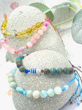 Load image into Gallery viewer, Summer Beach Gemstone Anxiety Bracelet | 10 Breaths Mindfulness Jewellery
